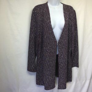 Onyx Nite Evening Wear Blingy Maroon Cardigan 20